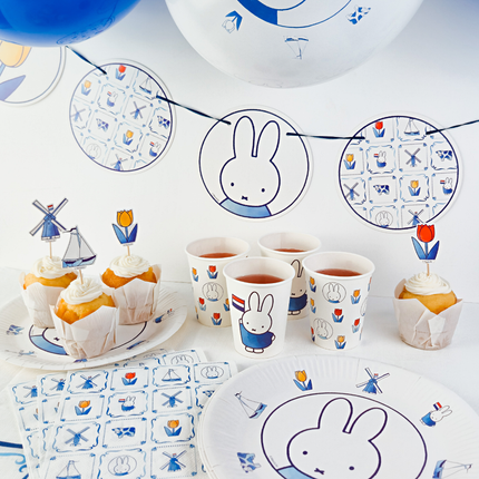 Servetten Nijntje Delfts blauw - 20 stuks
