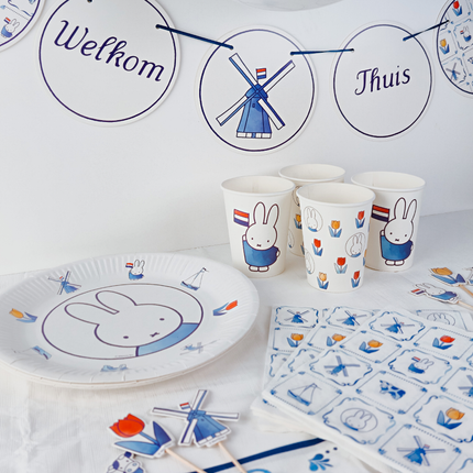 Servetten Nijntje Delfts blauw - 20 stuks