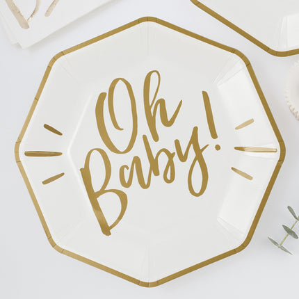 Oh Baby! - Wit Goud - 8 stuks