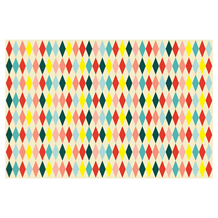 Tafelkleed - Multicolor Diamantjes