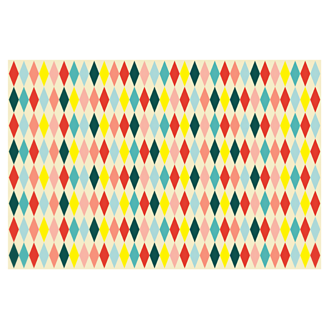 Tafelkleed - Multicolor Diamantjes