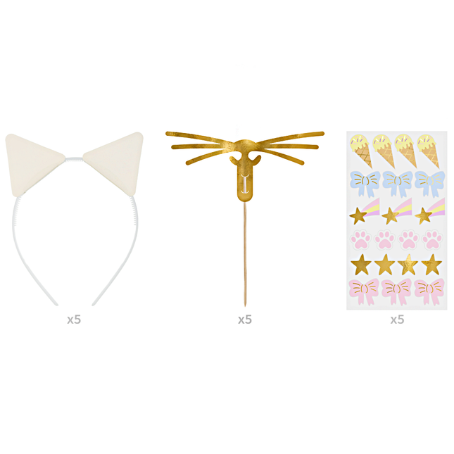 haarband met kattenoren en photo props kat
