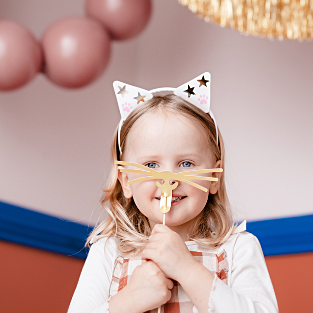 haarband met kattenoren en photo props kat