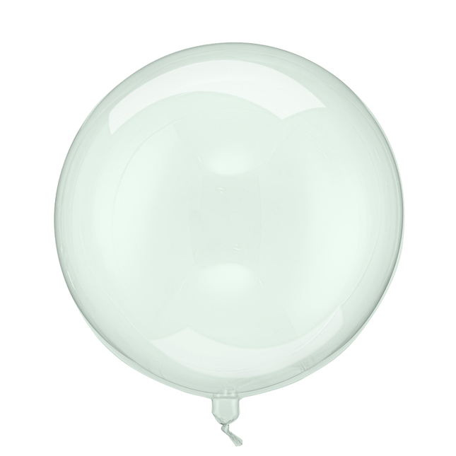 transparante, lichtgroen getinte orb ballon