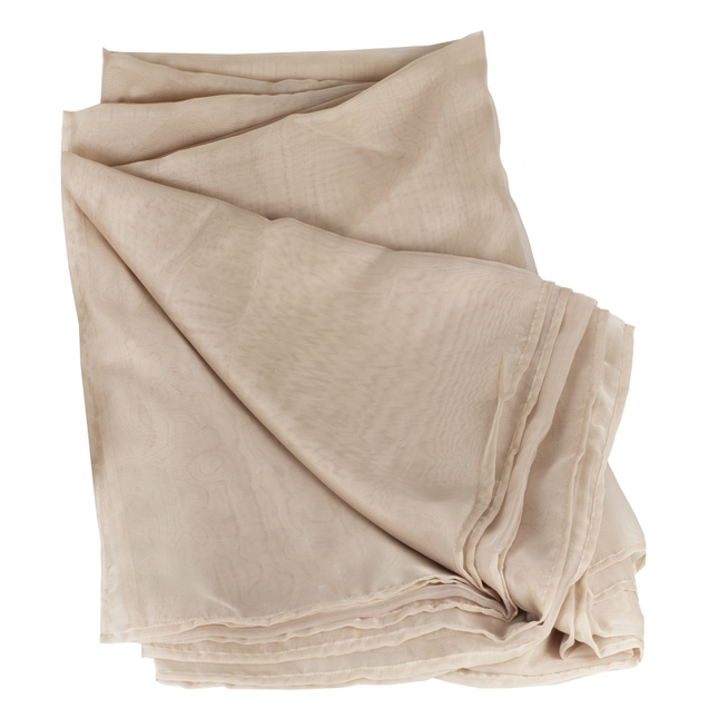 taupekleurig opgevouwen doek
