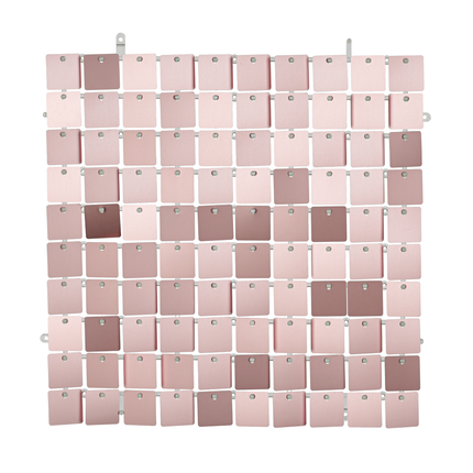 rose backdrop paneel met vierkantjes