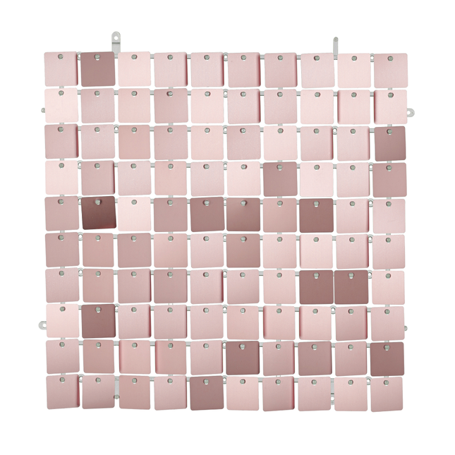 rose backdrop paneel met vierkantjes