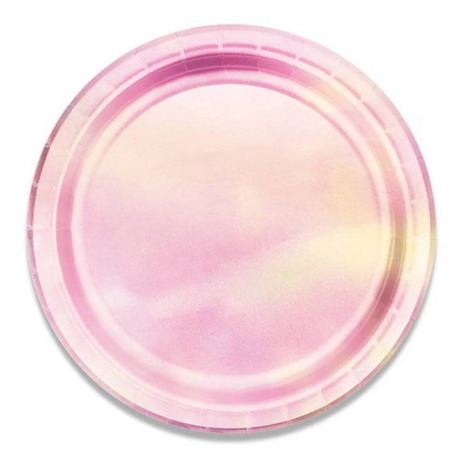 Papieren bord met iridescent look