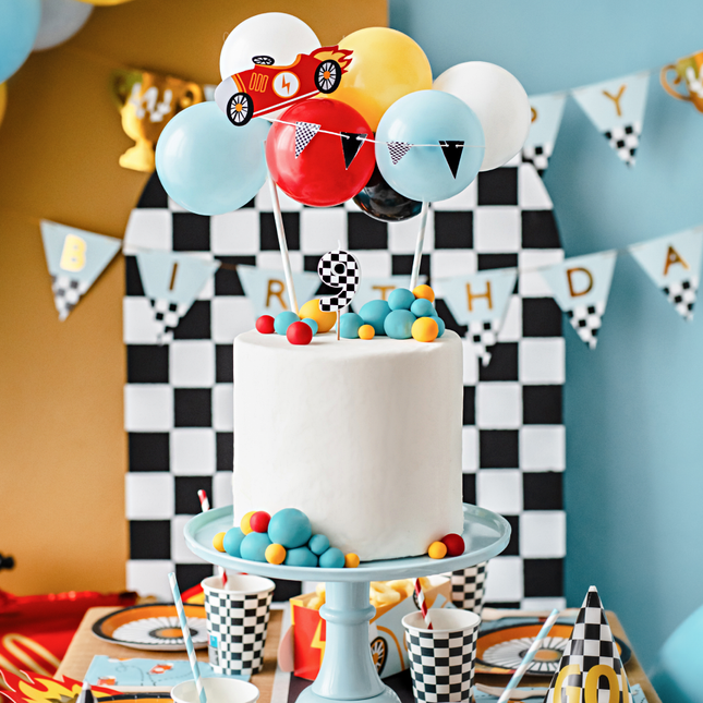 Kinderfeestje met auto en race thema