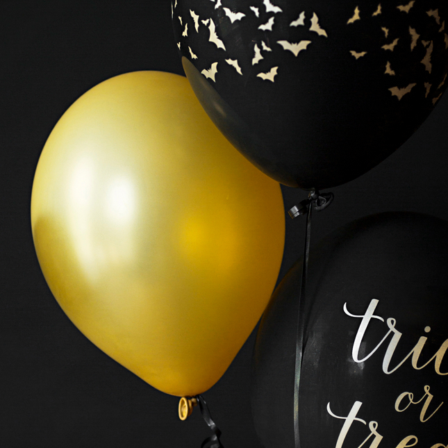gouden ballon met metallic effect