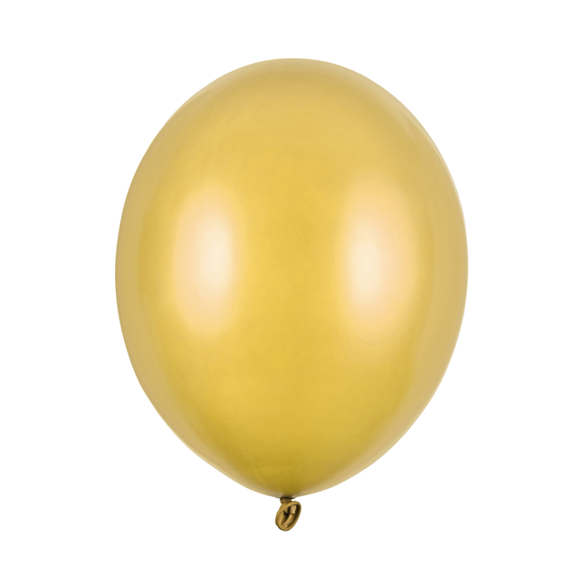gouden ballon met metallic effect