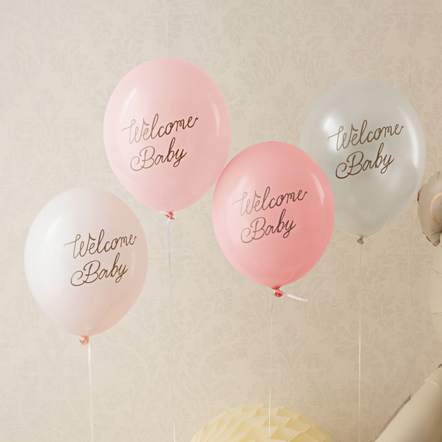welcome baby ballonnen