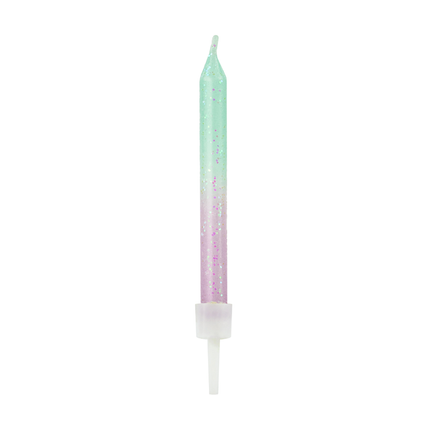 ombre taart kaarsjes