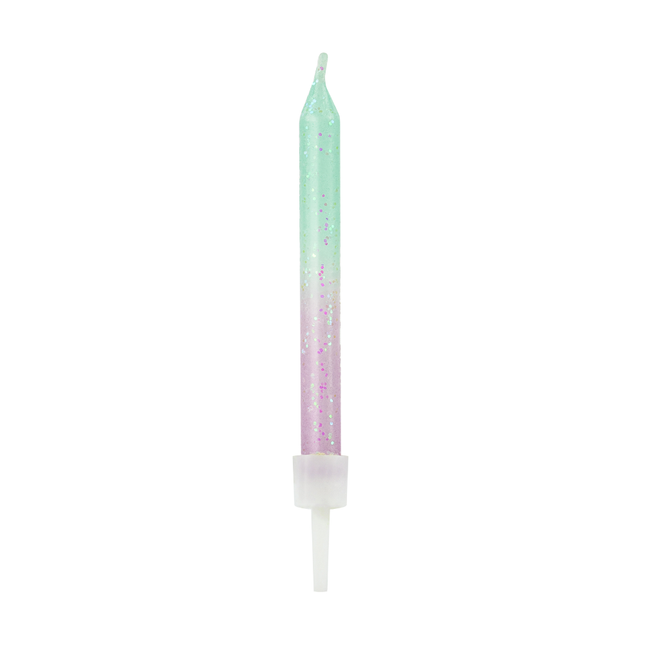 ombre taart kaarsjes