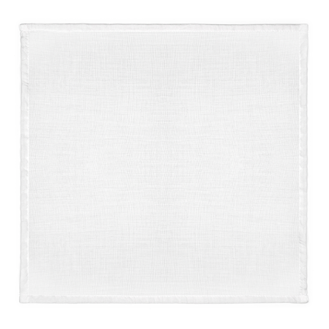 witte, stoffen servet