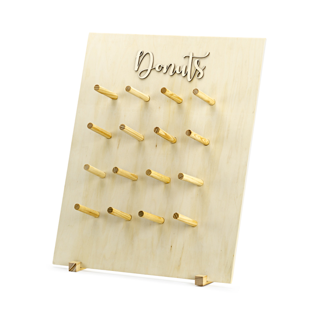 houten donutwall