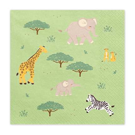 Servetten Safari - 12 stuks