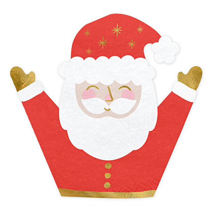 servetten kerstman