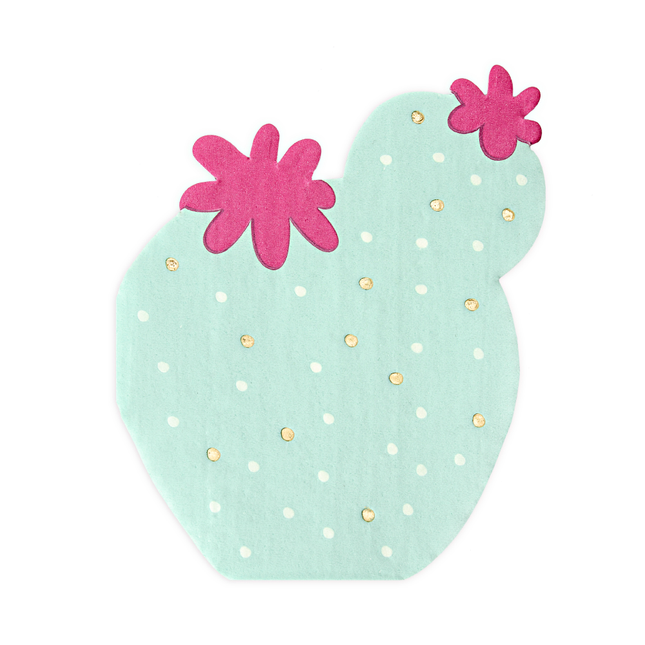 servetten in de vorm van een cactus