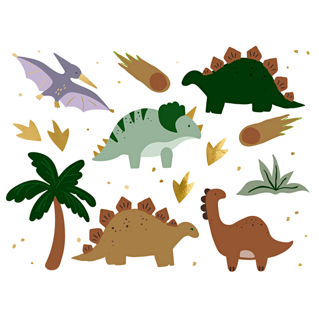 Plak Tattoos - Dinosaurus
