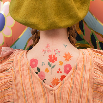 Plak Tattoos - Bloemen