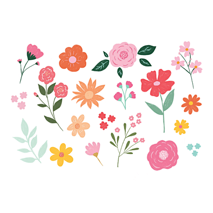 Plak Tattoos - Bloemen