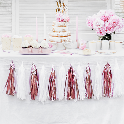 rose gouden tassel slinger