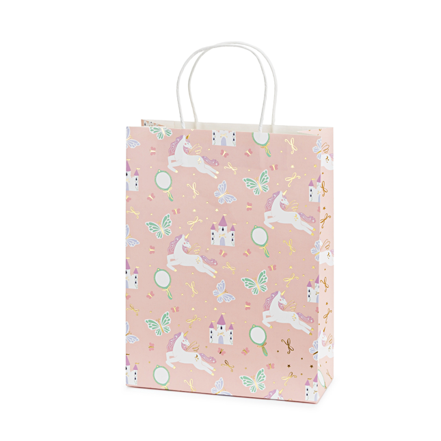 roze eenhoorn cadeau tasje