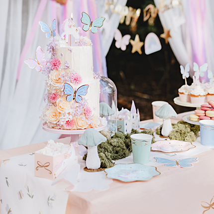 unicorn en vlinder versiering kinderfeestje meisje