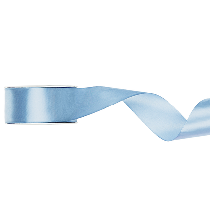 babyblauw extra dik satijnlint