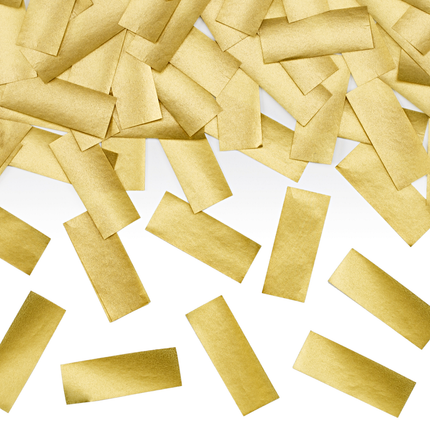 gouden metallic stroken confetti