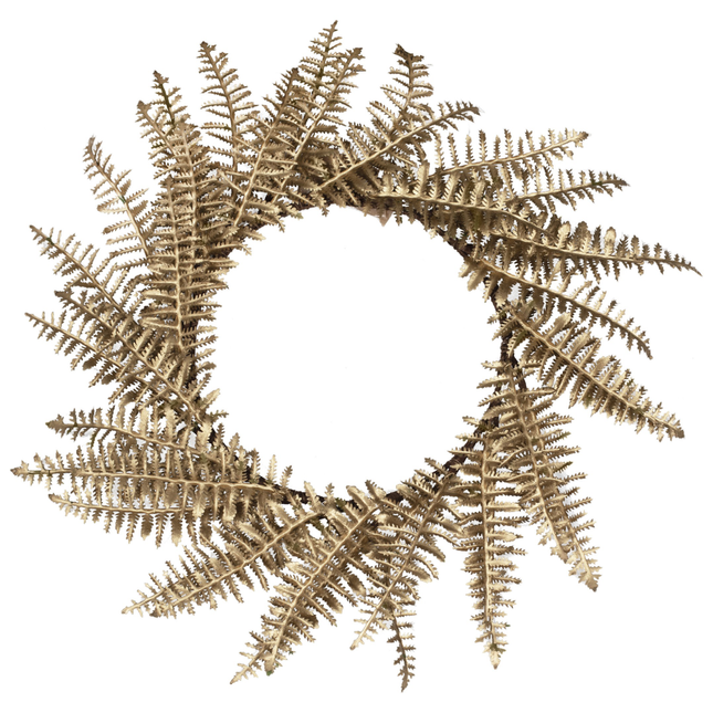 Placemat met gouden varen