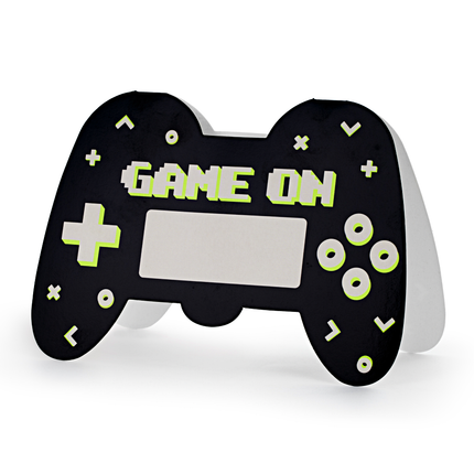 uitnodiging gamer kinderfeestje