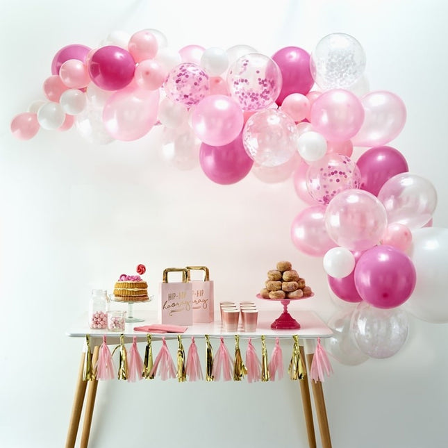 Ballonnenboog Kit - Roze - sfeer -1