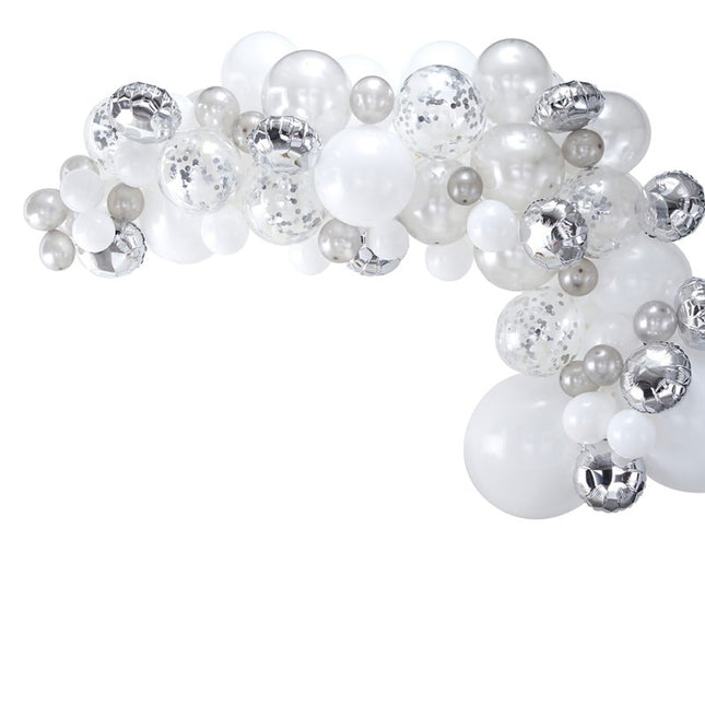 Ballonnenboog Kit - Zilver