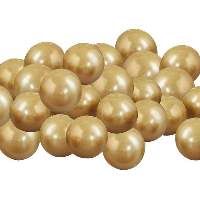 Ballonnen Set Mini Goud - 40 stuks