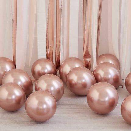 Ballonnen Set Mini Rosé Goud - 40 stuks