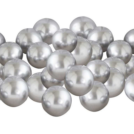 Ballonnen Set Mini Zilver - 40 stuks