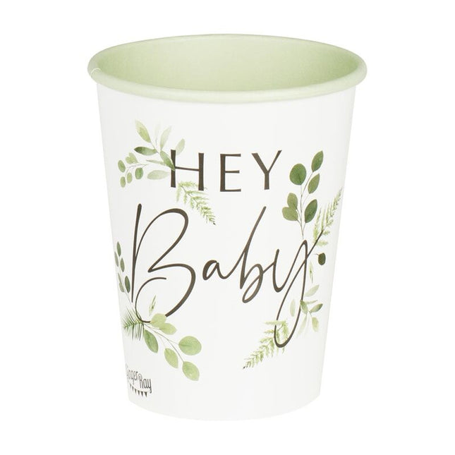 Bekers 'Hey Baby' - 8 stuks