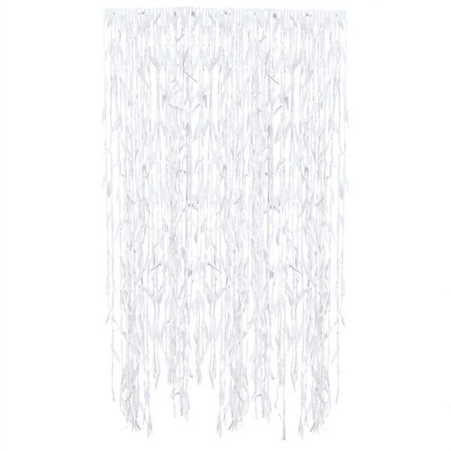 Backdrop Witte Bladeren