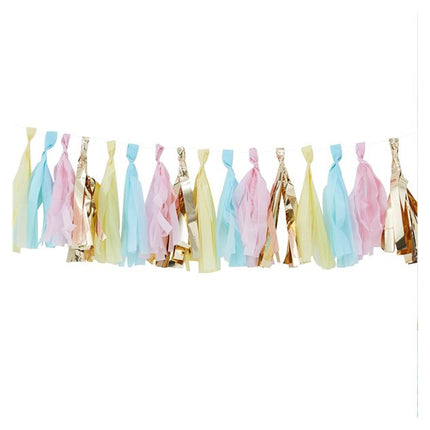 Tassel Slinger Goud Pastel - 2 Meter