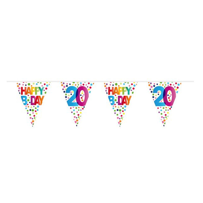 Slinger ‘Happy Birthday 20’ Confetti - 10 Meter