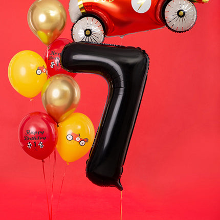 Foliecijfer 7 - Zwart 86 cm