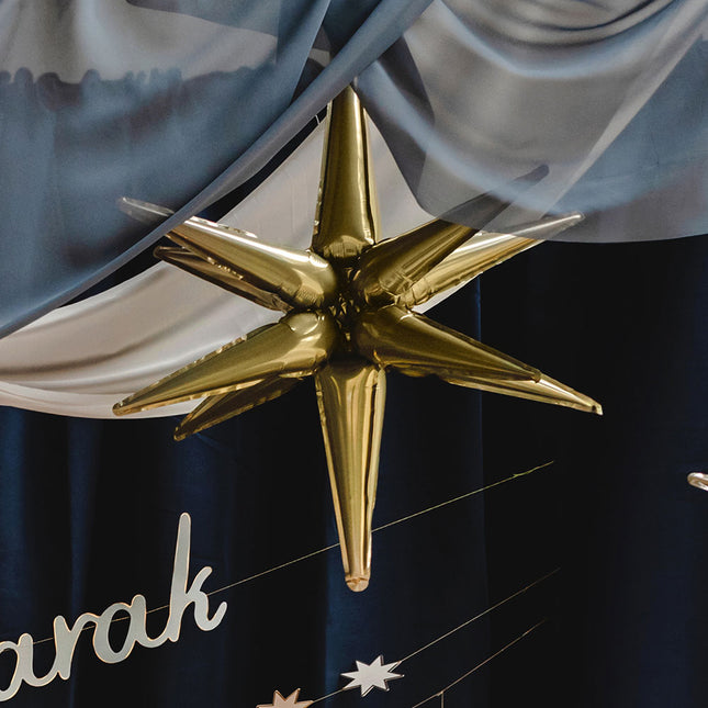 Ster 3D Goud – 70 Centimeter