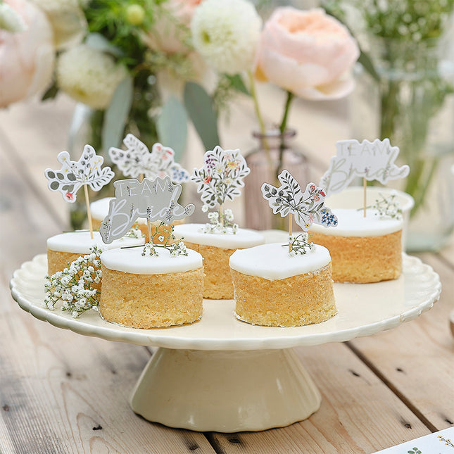 Bloemen Team Bride - 12 stuks