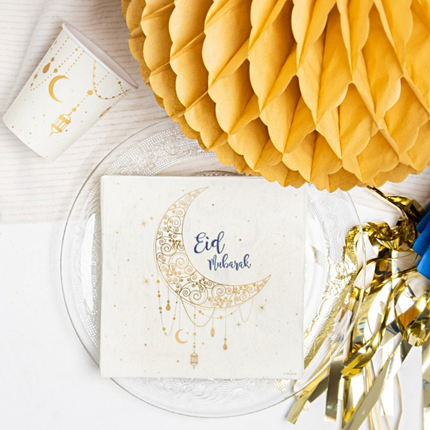 Servetten 'Eid Mubarak' - 20 stuks