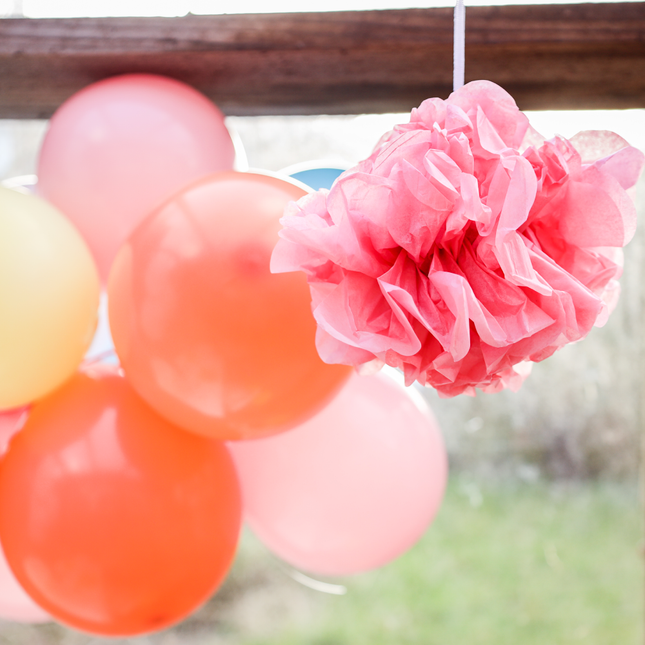roze pompom