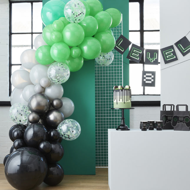 feestversiering met gaming als thema