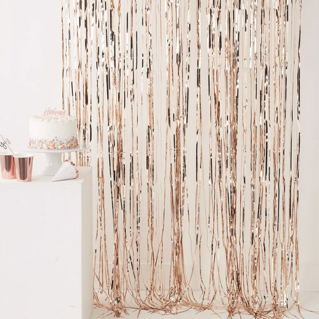 Backdrop Rosé Goud - 2 Meter