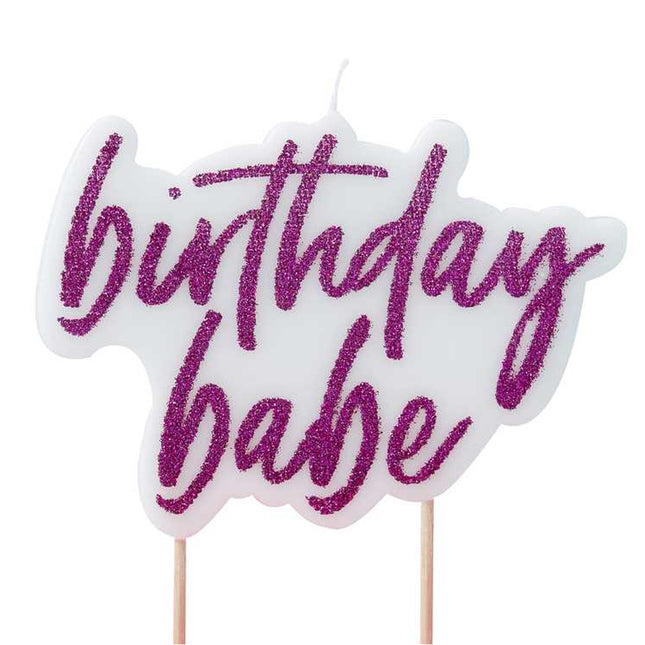 Taart Kaars Birthday Babe